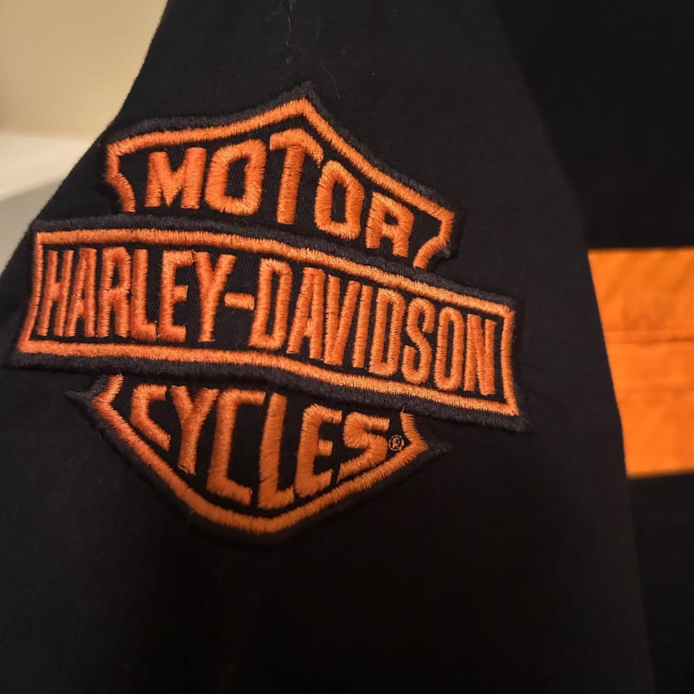 Harley-Davidson 120th Anniversary Black and Orange Shirt - Picture 2 of 4